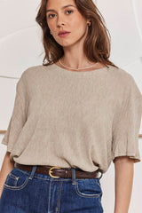 MOMA classic tailoring Nikki style exquisite round neck collar shirt