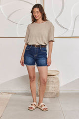 MOMA classic tailoring Nikki style exquisite round neck collar shirt