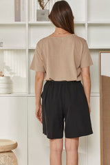 MOMA stylish rounded V-neck shirt