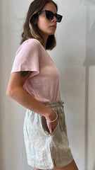 MOMA Light Pink V - Neck Garment | Comfort Meets Fashion Flair
