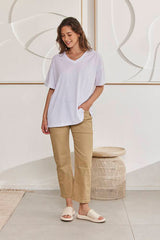 MOMA V - Neck Tee | Minimalist Design, Max Versatility