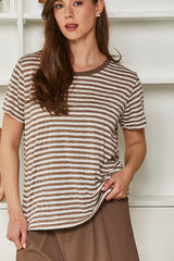 MOMA Relaxed Fit Striped Top | Timeless Pattern, Trendy & Comfortable