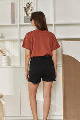 MOMA Rust Crew - Neck Garment | Perfect for Polished Casual Looks