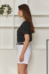 MOMA Black Tie - Dye Crew - Neck Tee | Effortless Casual Edge