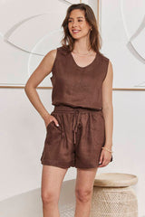 MOMA Brown Linen Garment | Comfort Meets Minimalist Style