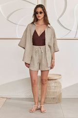 MOMA Beige Linen Shirt | Effortless Casual Elegance