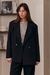 MOMA Black Tailored Garment | Comfort Meets Minimalist Style