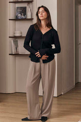 MOMA Relaxed Fit Knit Cardigan | Black, Timeless & Versatile