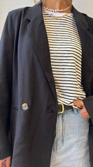 MOMA Black Tailored Garment | Comfort Meets Minimalist Style