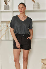 MOMA Comfortable Black Shorts