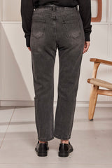 MOMA Comfortable Grey Straight Jeans