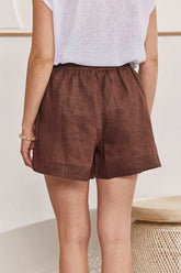 MOMA Casual Linen Shorts for Resort