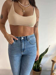 MOMA Beige Minimalist Bralette | Effortless Everyday Comfort