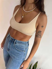 MOMA Beige Minimalist Bralette | Effortless Everyday Comfort