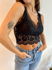 MOMA Black Lace Bralette | Delicate Design, Effortless Sexy Style