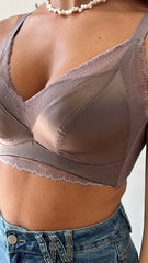 MOMA Wireless Bra: Comfort & Chic in Taupe Elegance