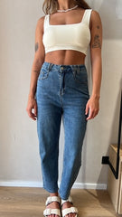 Elegant MOMA White Square - Neck Bra: Timeless Grace