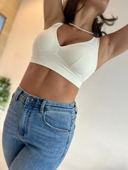 MOMA Wireless White Bra: Comfort Meets Chic Simplicity