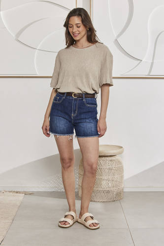 MOMA classic tailoring Nikki style exquisite round neck collar shirt