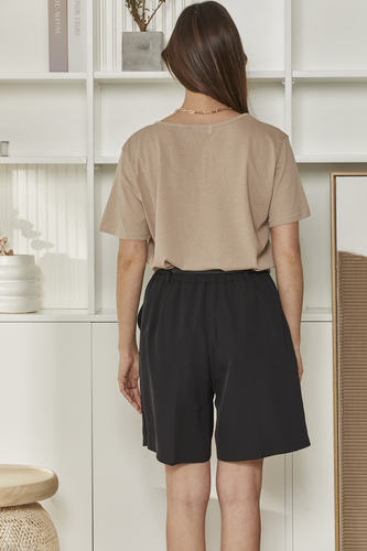 MOMA stylish rounded V-neck shirt