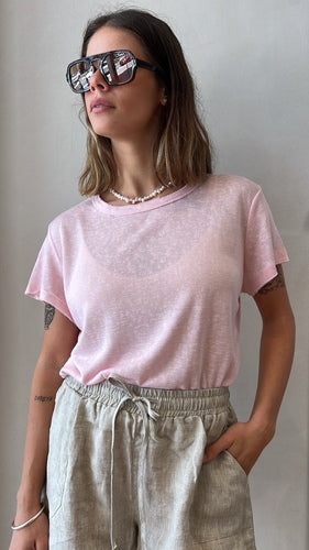 MOMA Light Pink Tee | Lightweight & Stylish Wardrobe Add