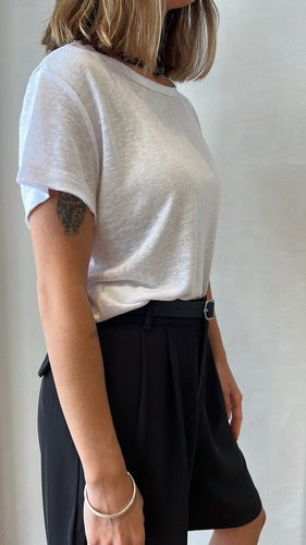 MOMA Relaxed Fit White Tee | Minimalist Design, Maximum Comfort