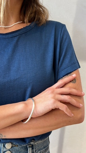 MOMA Relaxed Fit Navy Top | Comfort Meets Fashion Flair