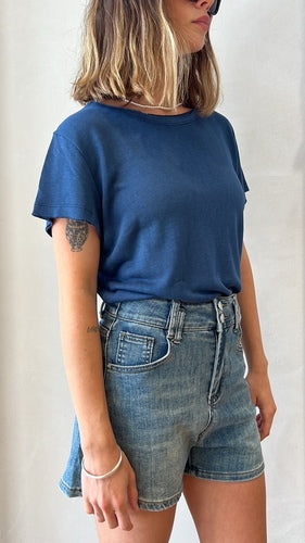 MOMA Relaxed Fit Navy Top | Comfort Meets Fashion Flair