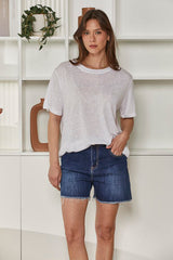 MOMA White Crew - Neck Tee | Minimalist Design, Max Versatility