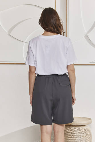 MOMA White Crew - Neck Garment | Perfect for Polished Casual Looks