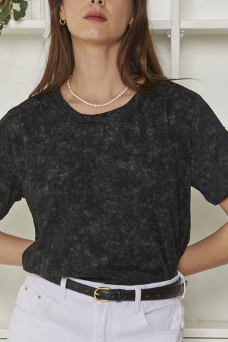 MOMA Black Tie - Dye Crew - Neck Tee | Effortless Casual Edge