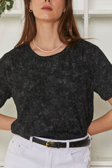 MOMA Black Tie - Dye Crew - Neck Tee | Effortless Casual Edge