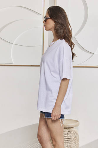 MOMA White Crew - Neck Top | A Staple for Effortless Timeless Style