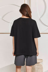 MOMA Black Crew - Neck Garment | Perfect for Polished Casual & Everyday Looks