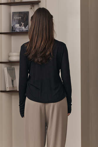 MOMA Relaxed Fit Knit Cardigan | Black, Timeless & Versatile