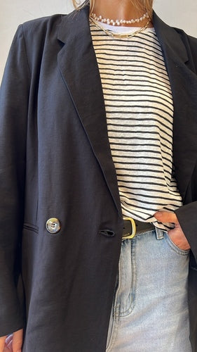 MOMA Black Tailored Garment | Comfort Meets Minimalist Style