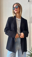 MOMA Black Tailored Garment | Comfort Meets Minimalist Style