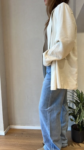 MOMA Cream Oversized Blazer | Effortless Tailored Chic