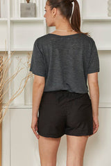 MOMA Comfortable Black Shorts
