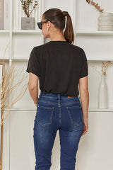 MOMA High - Waisted Dark Blue Skinny Jeans