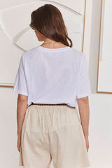 MOMA Light Linen Elastic - Waist Shorts