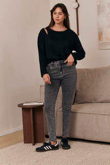 MOMA Trendy Grey Skinny Jeans