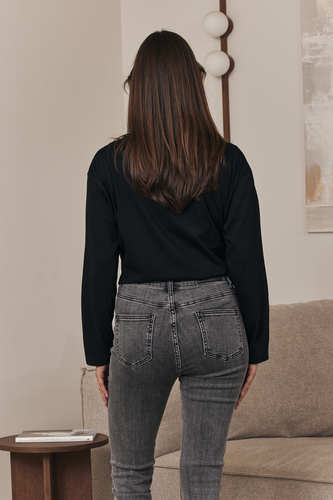 MOMA Trendy Grey Skinny Jeans