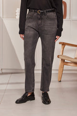 MOMA Comfortable Grey Straight Jeans