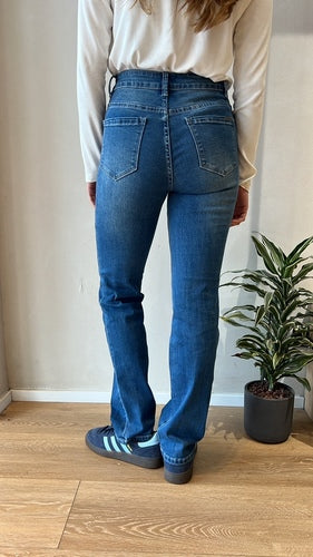 MOMA Comfortable Blue Flared Jeans