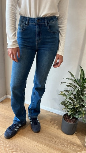 MOMA Comfortable Blue Flared Jeans