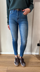 MOMA Comfortable Blue Skinny Jeans