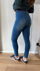 MOMA Comfortable Blue Skinny Jeans