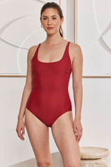 MOMA Square Neck One - Piece Swimsuit