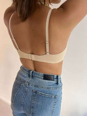 MOMA Beige Minimalist Bralette | Effortless Everyday Comfort